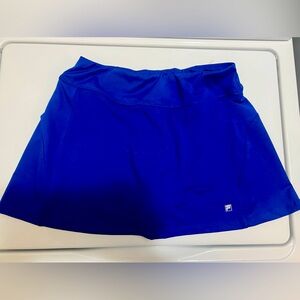 Women’s Fila blue tennis skirt with attached shorts underneath size small
